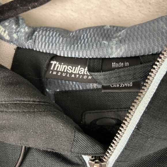 Women's Oakley Ski Snowboard Winter Jacket Size Medium Black Thinsulate - Picture 2 of 14